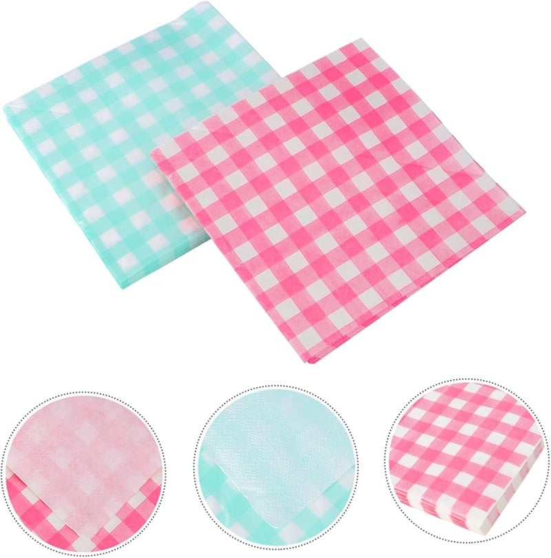 NOLITOY 80 قطعة مناديل ورقية مزخرفة للحفلات والفعاليات والنزهات والاحتفالات - Image 3